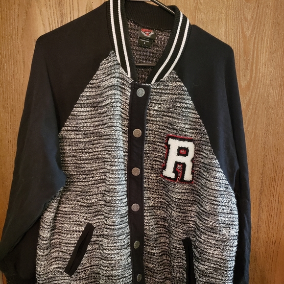 REBEL WILSON FOR TORRID LETTERMAN BOMBER JACKET - Picture 6 of 8